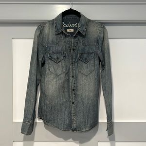 Madewell Denim Chambray Button-Down Shirt